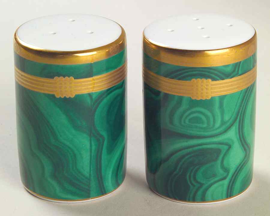 Gaudron Malachite Green Salt & Pepper Set by Christian Dior-1