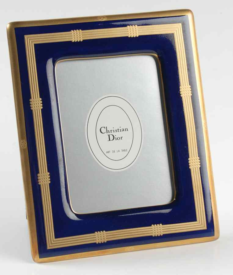 Gaudron Lapis Blue 5" Picture Frame by Christian Dior-1