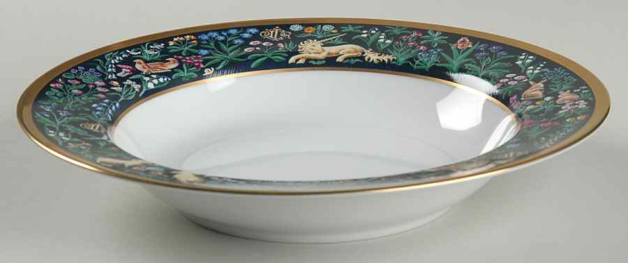 Licorne Large Rim Soup Bowl by Christian Dior-1