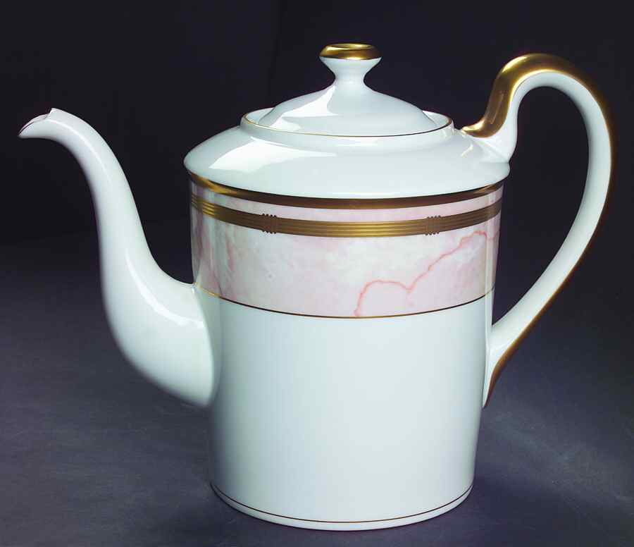 Gaudron Marbre Rose Coffee Pot & Lid by Christian Dior-1