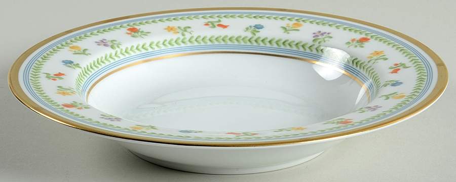 Millefleurs Large Rim Soup Bowl by Christian Dior-1