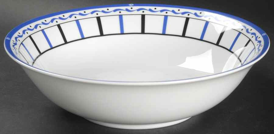 Rayure 55 9" Round Vegetable Bowl by Christian Dior-1