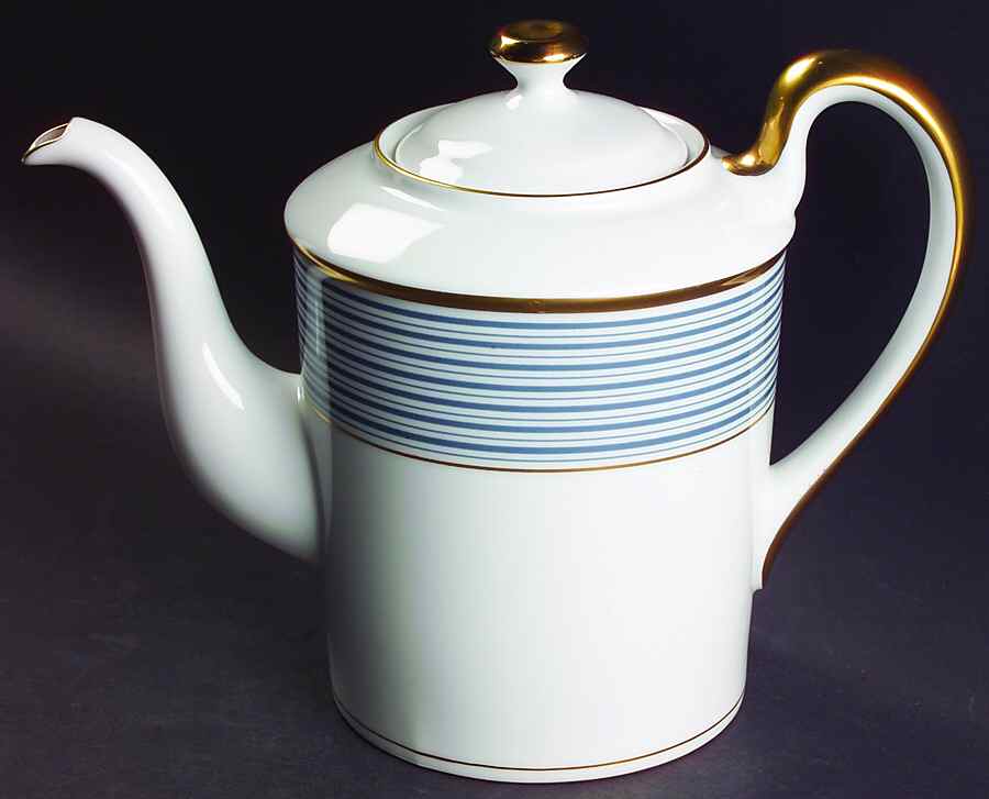 Tropez Blue Coffee Pot & Lid by Christian Dior-1
