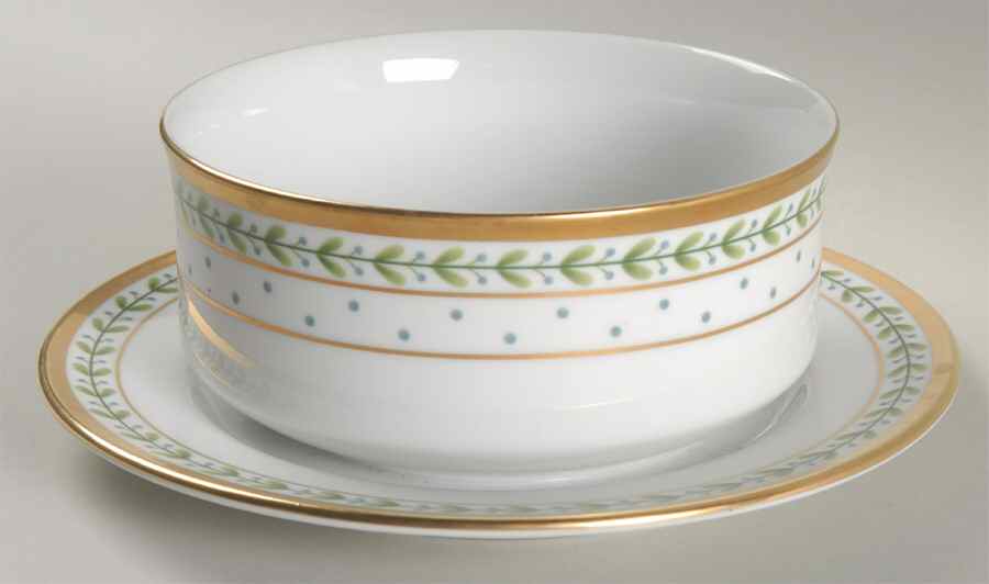 Versailles Gravy Boat with Attached Underplate by Christian Dior-1