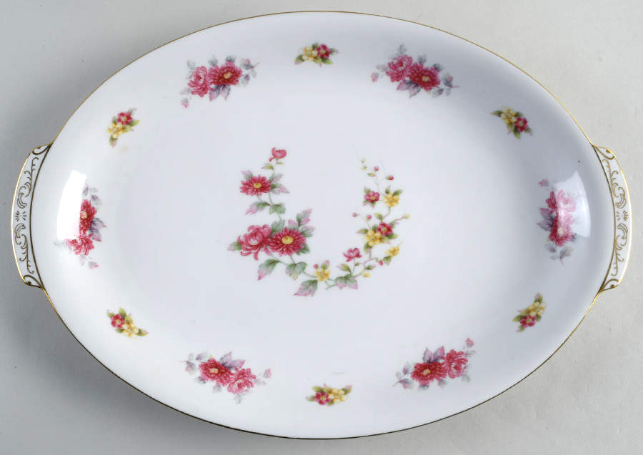 Charmaine 15" Oval Serving Platter by Cherry China (Japan)-1