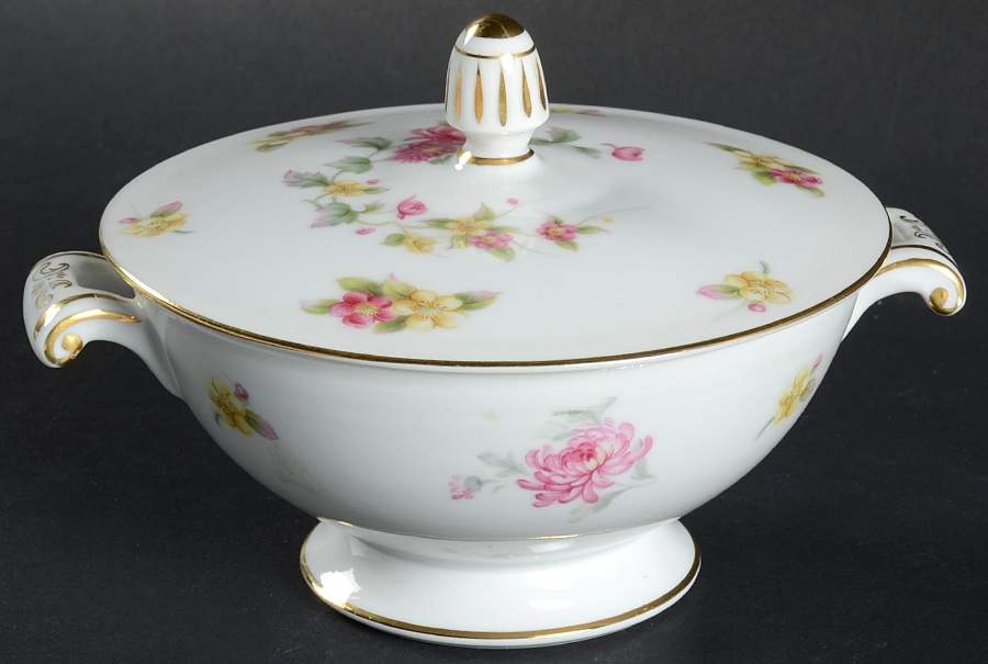 Charmaine Sugar Bowl & Lid by Cherry China (Japan)-1