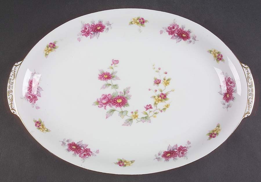 Charmaine 13" Oval Serving Platter by Cherry China (Japan)-1