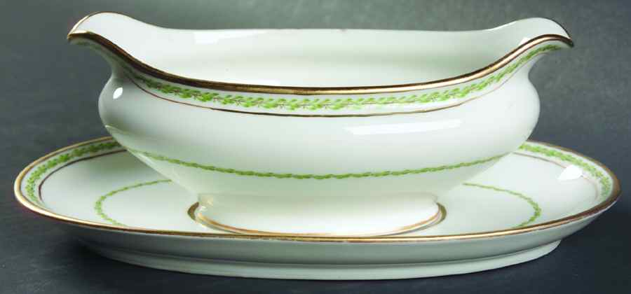 Castiglione Gravy Boat & Underplate by Charles Field Haviland-1