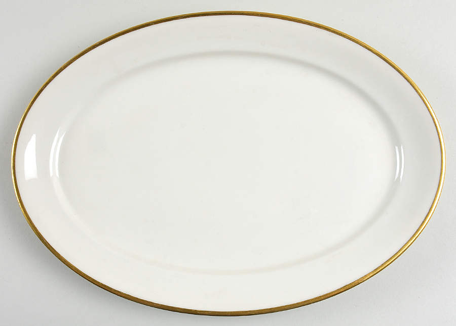 CHF213 13" Oval Serving Platter by Charles Field Haviland-1