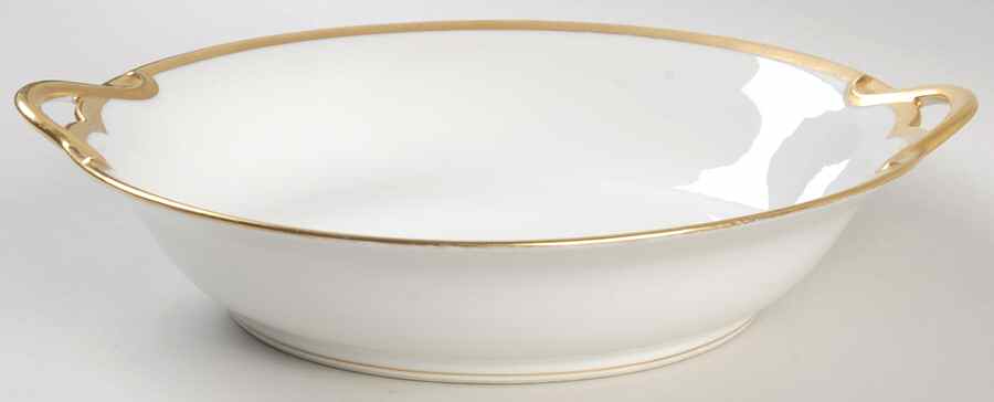 CHF213 10" Round Handled Vegetable Bowl by Charles Field Haviland-1