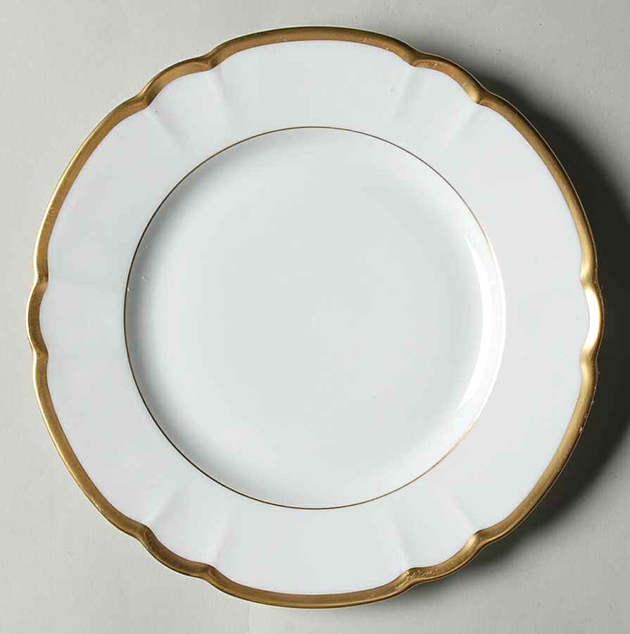 Colette Gold Dessert Luncheon Plate by Charles Field Haviland-1