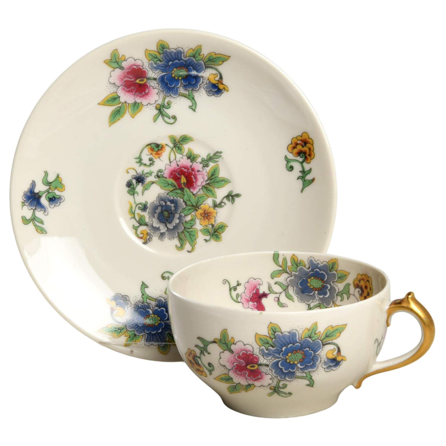 Head 175 Flat Cup & Saucer Set by Charles Field Haviland-1