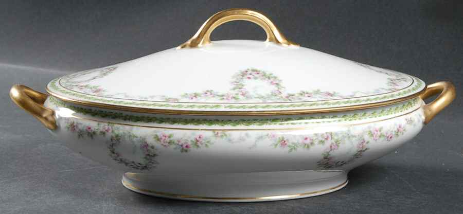 Schleiger 1341 Oval Covered Vegetable by Charles Field Haviland-1