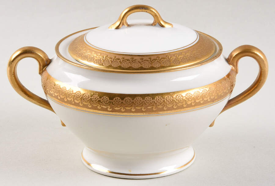Schleiger 405 Sugar Bowl & Lid by Charles Field Haviland-1