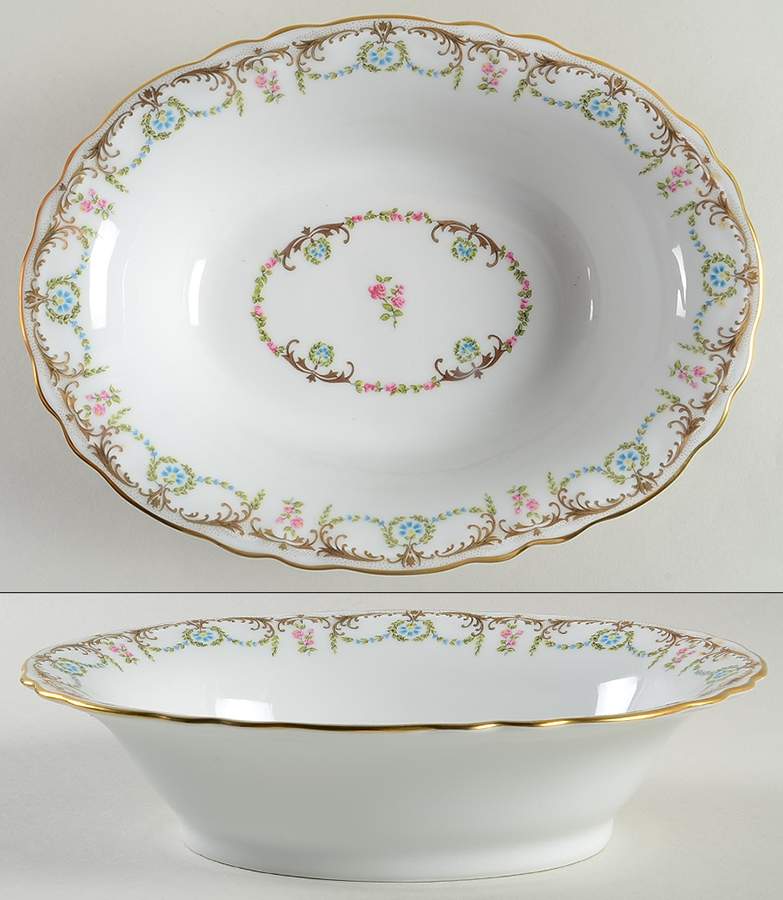 Symphonia 9" Oval Vegetable Bowl by Charles Field Haviland-1