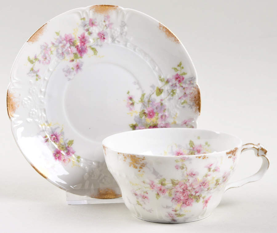 The Trocadero Flat Cup & Saucer Set by Charles Field Haviland-1