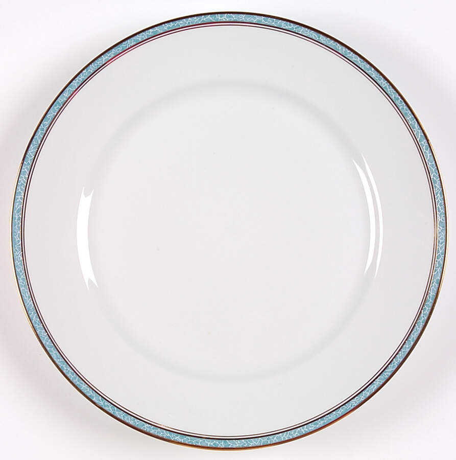 Turquoise Large Dinner Plate by Charles Field Haviland-1