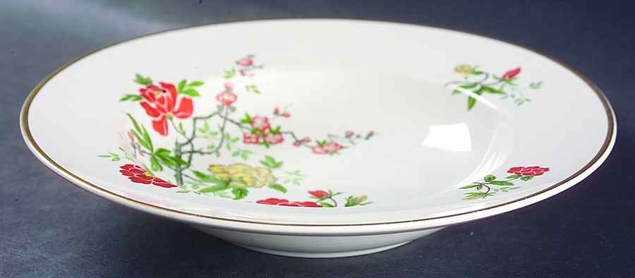 Ming Glory Rim Soup Bowl by Charm House-1