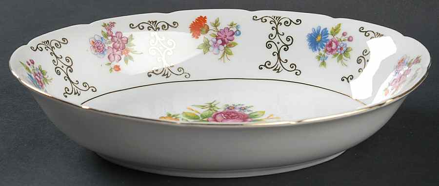 CHK1 9" Oval Vegetable Bowl by Chikaramachi (Japan)-1