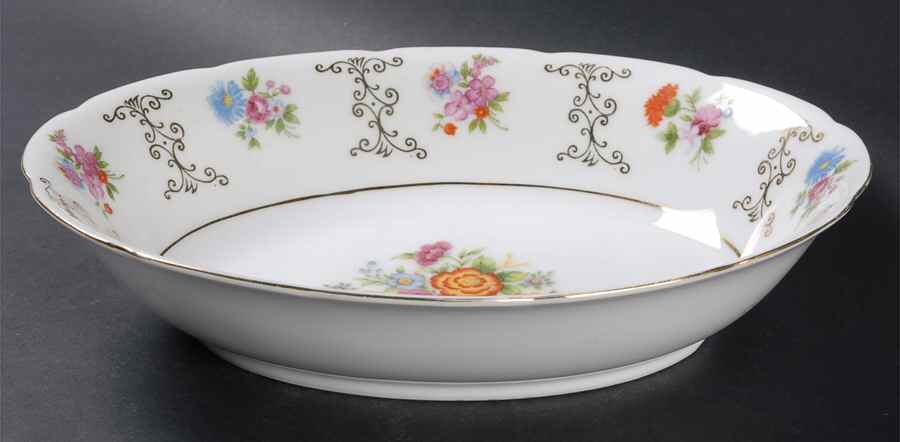 CHK1 10" Oval Vegetable Bowl by Chikaramachi (Japan)-1