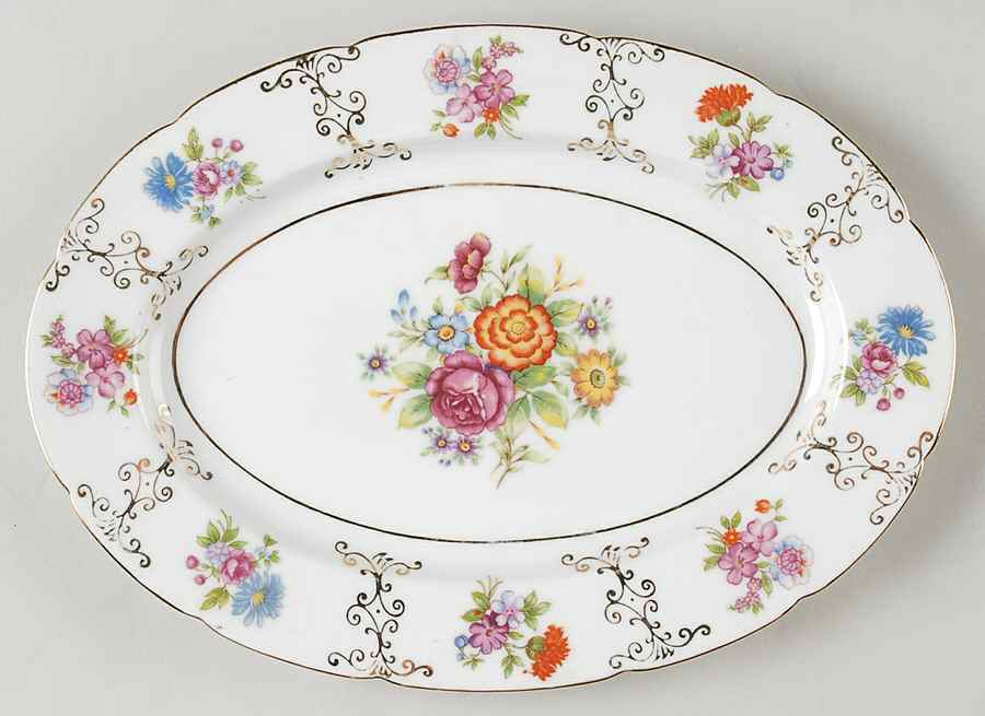 CHK1 10" Oval Serving Platter by Chikaramachi (Japan)-1