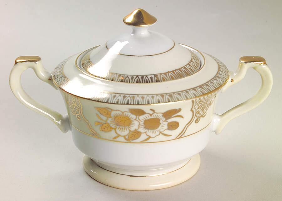 CHK3 Sugar Bowl & Lid by Chikaramachi (Japan)-1
