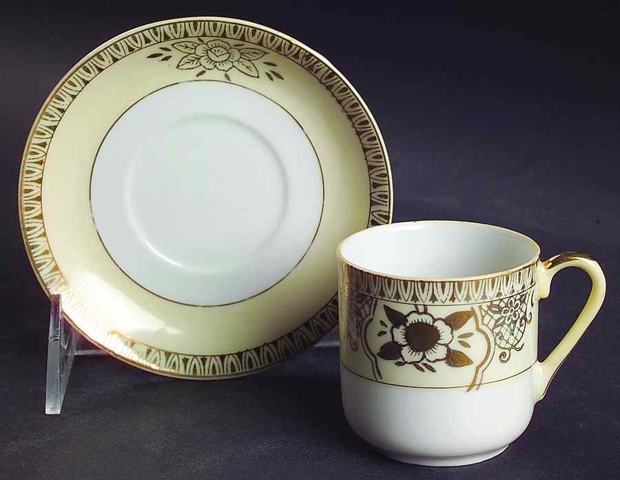 CHK3 Flat Demitasse Cup & Saucer Set by Chikaramachi (Japan)-1