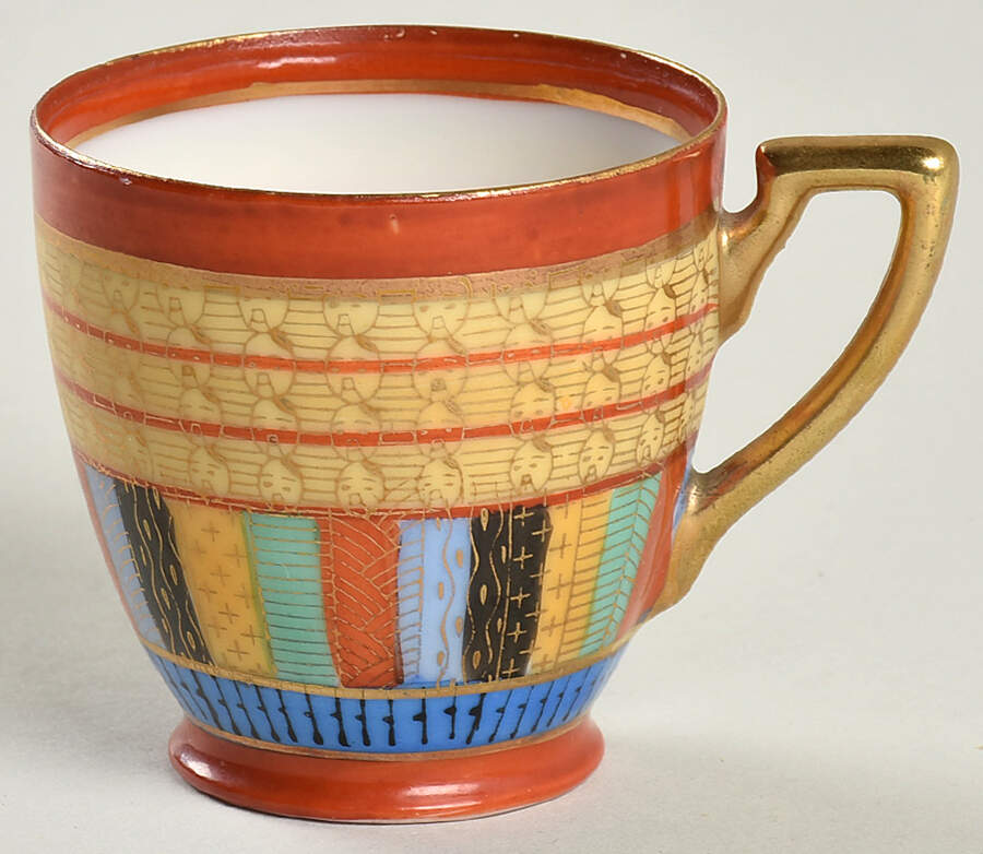 Thousand Faces Footed Demitasse Cup by Chikaramachi (Japan)-1