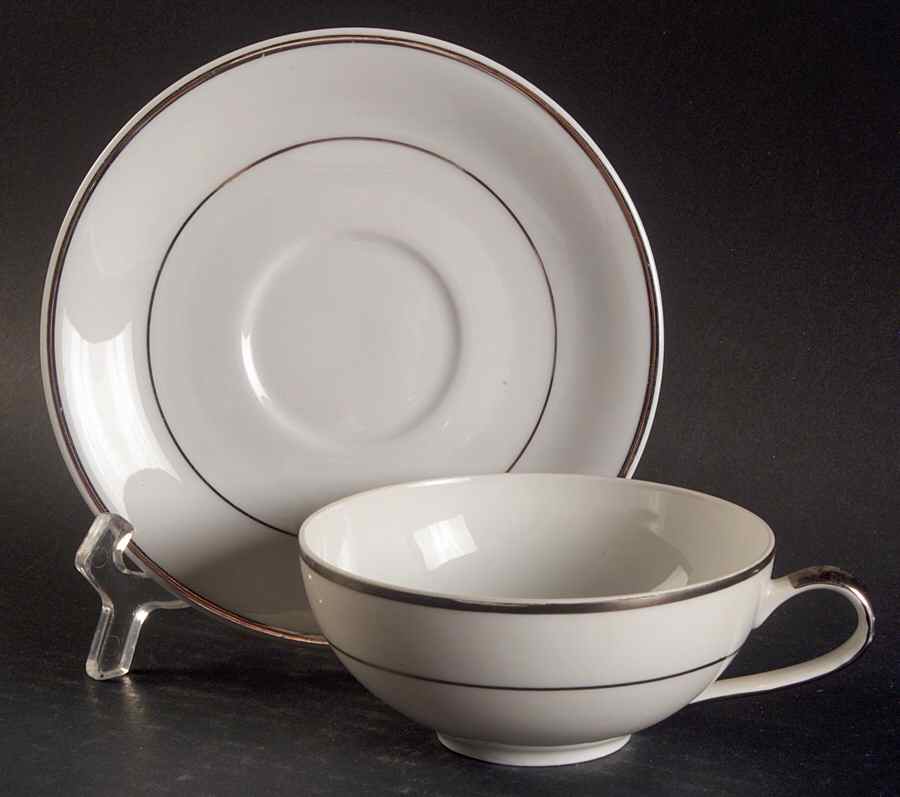The Duchess Flat Cup & Saucer Set by Chalfonte-1