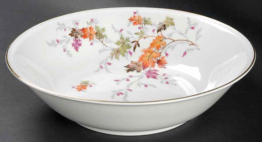 Indian Summer 9" Round Vegetable Bowl by Chalfonte-1