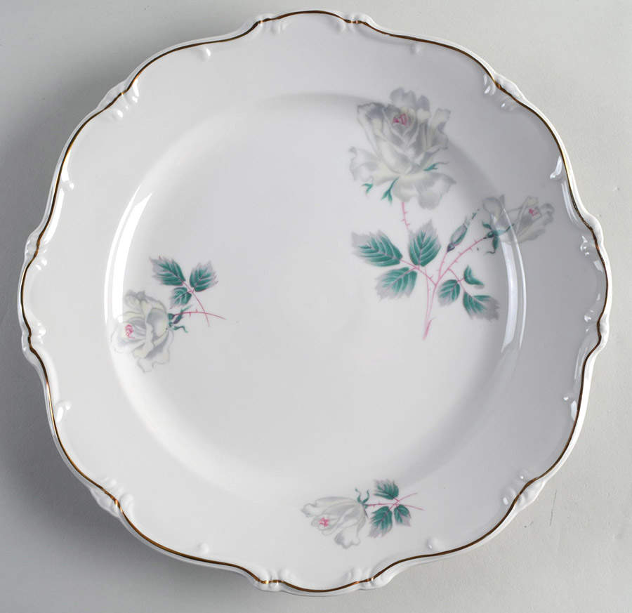 Kashmiri Rose Chop Plate (Round Platter) by Chalfonte-1