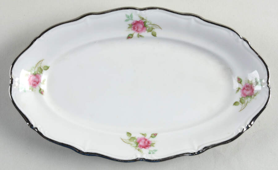 Rose Underplate for Gravy Boat by Chalfonte-1