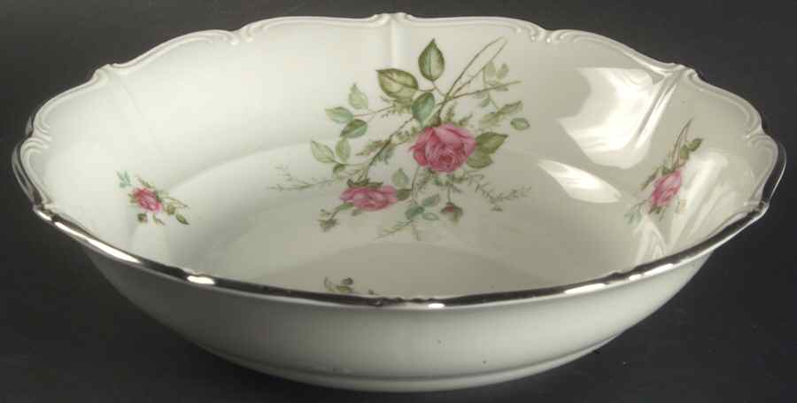 Rose 9" Round Vegetable Bowl by Chalfonte-1