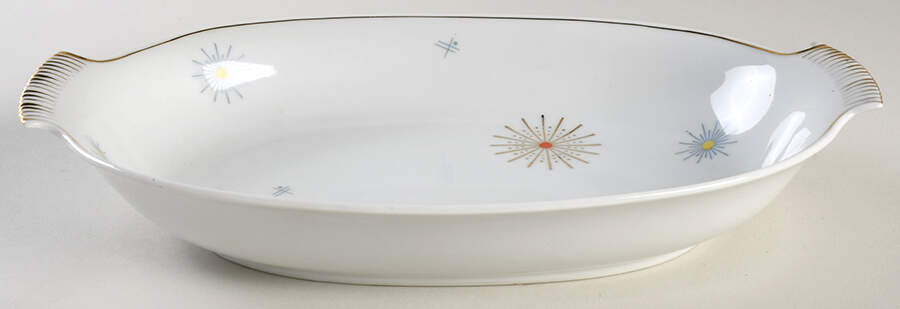 Starlight 12" Oval Vegetable Bowl by Chalfonte-1