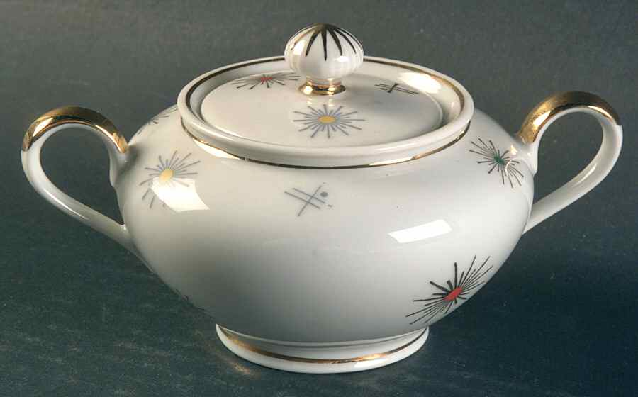 Starlight Mini Sugar Bowl & Lid by Chalfonte-1