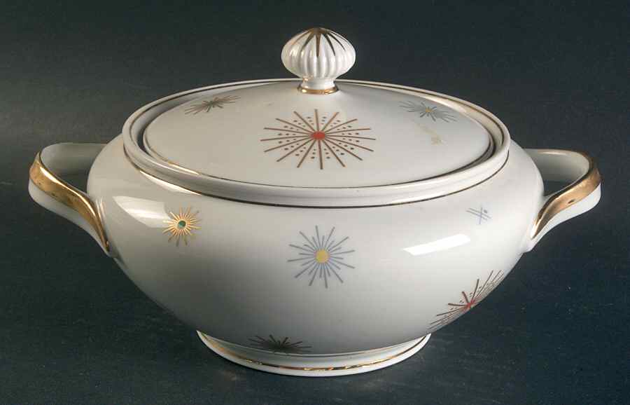 Starlight Round Covered Vegetable by Chalfonte-1