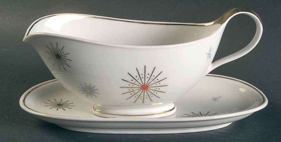 Starlight Gravy Boat & Underplate by Chalfonte-1