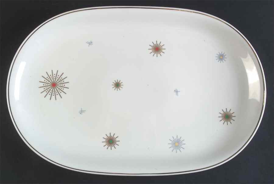 Starlight 15" Oval Serving Platter by Chalfonte-1