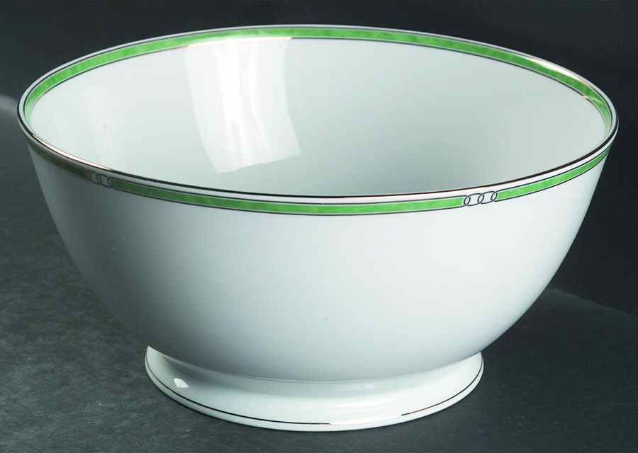 Alliance Green 8" Salad Serving Bowl by Christofle-1