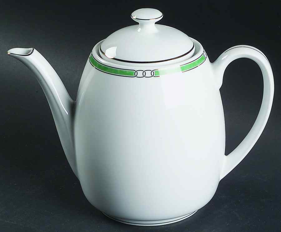 Alliance Green Coffee Pot & Lid by Christofle-1