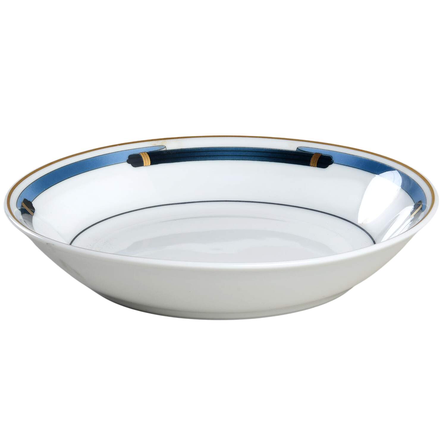 Iriana Bleu Soup/Cereal Bowl by Christofle-1