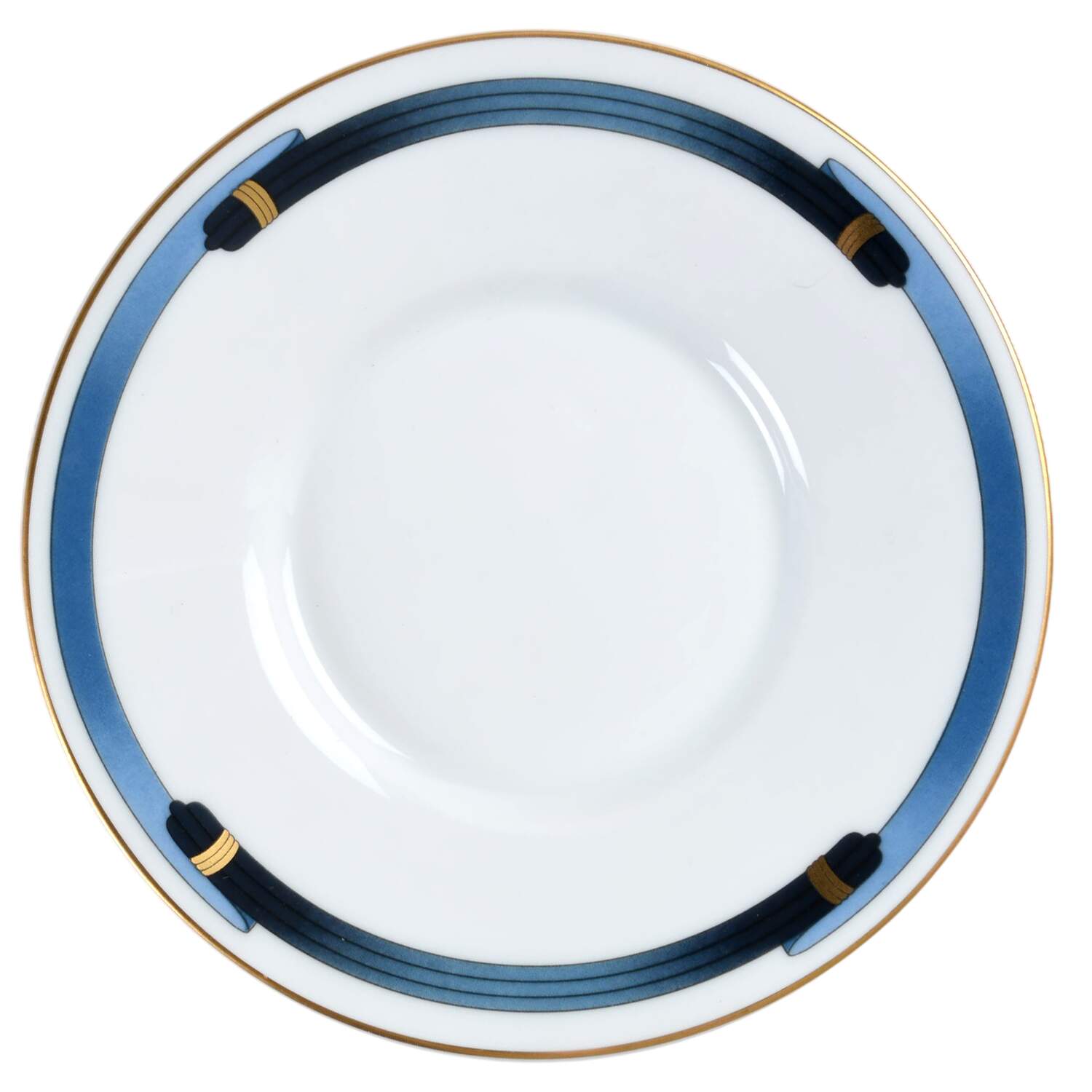 Iriana Bleu Saucer by Christofle-1