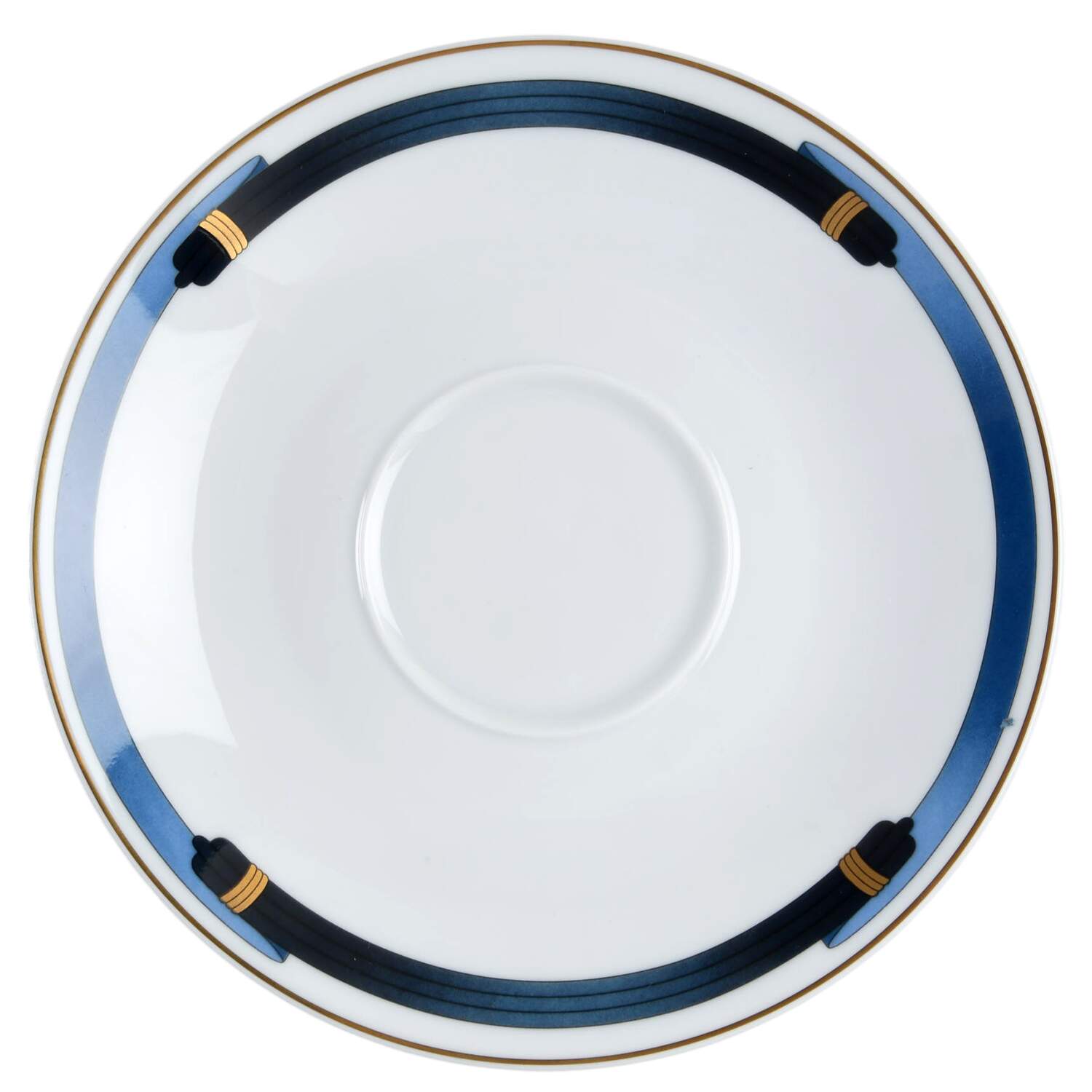 Iriana Bleu Saucer for Cream Soup Bowl by Christofle-1