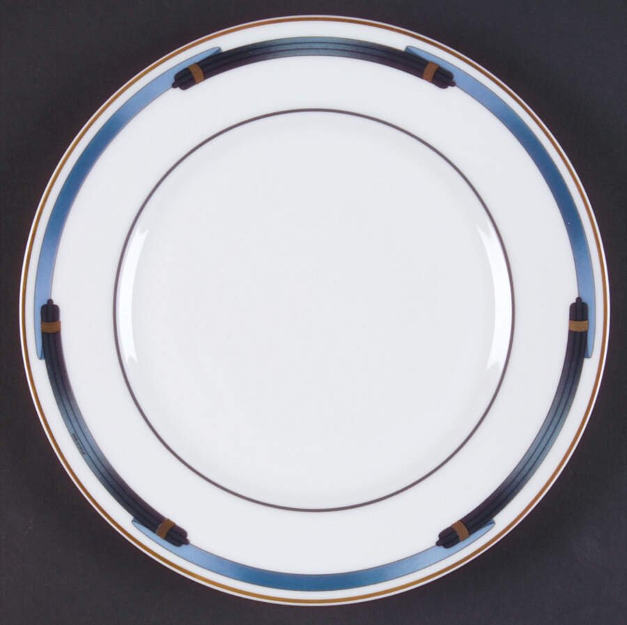 Iriana Bleu Salad Plate by Christofle-1