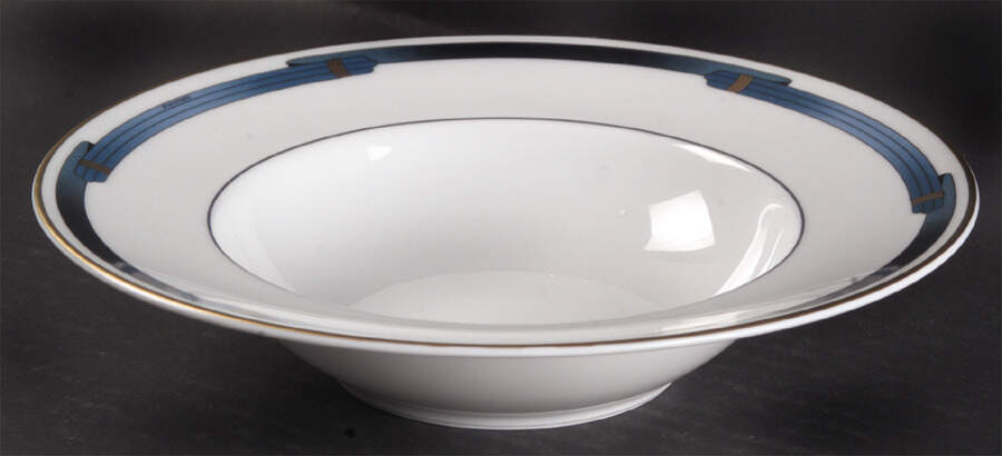 Iriana Bleu Rim Soup Bowl by Christofle-1