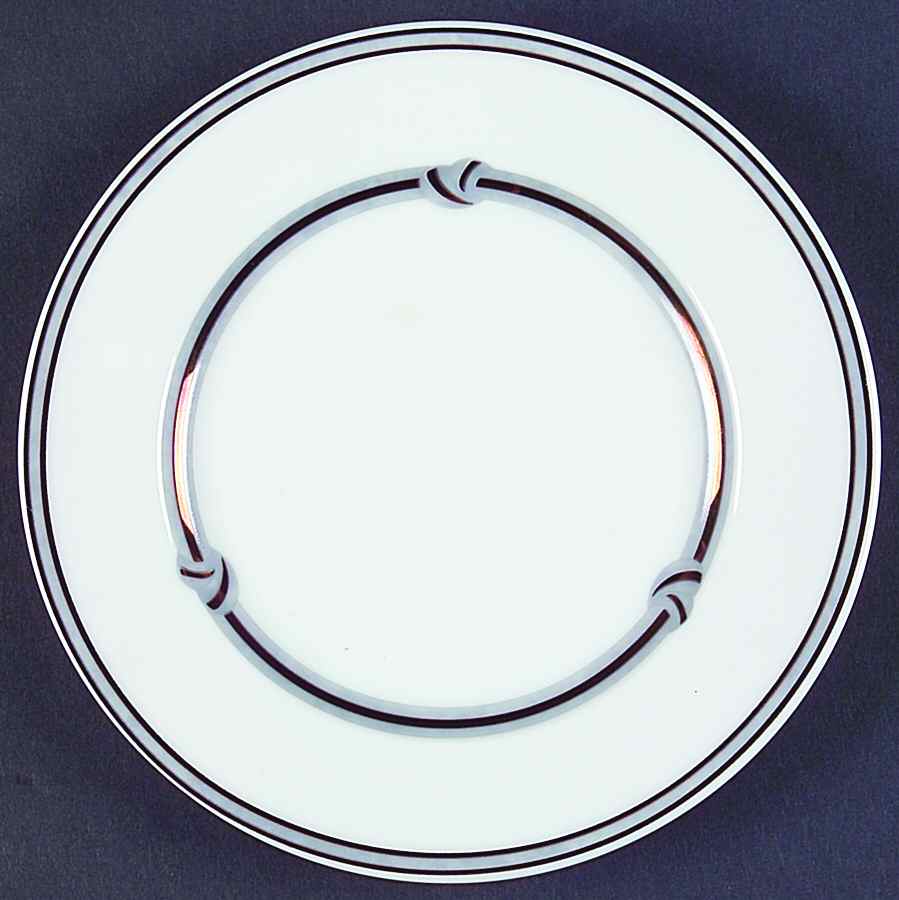 Rubanea Grey Bread & Butter Plate by Christofle-1