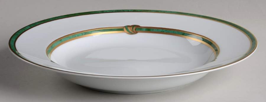 Ruban Vert Round Shallow Bowl by Christofle-1