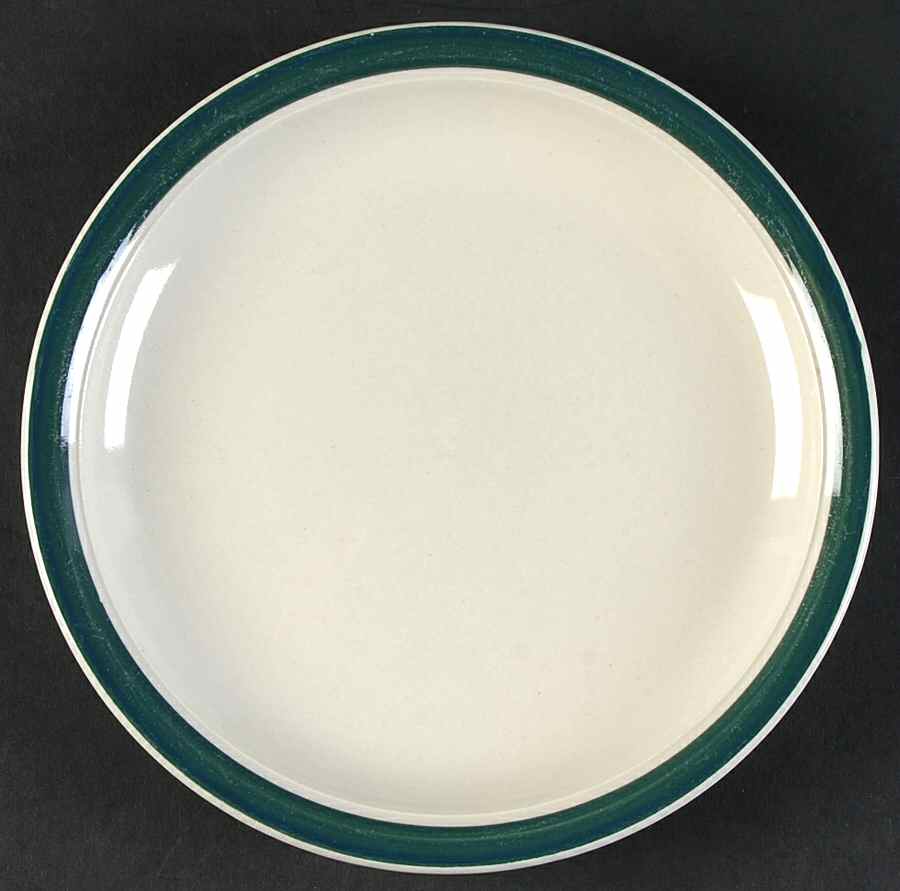 Casuals Hunter Green Salad Plate by China Pearl-1