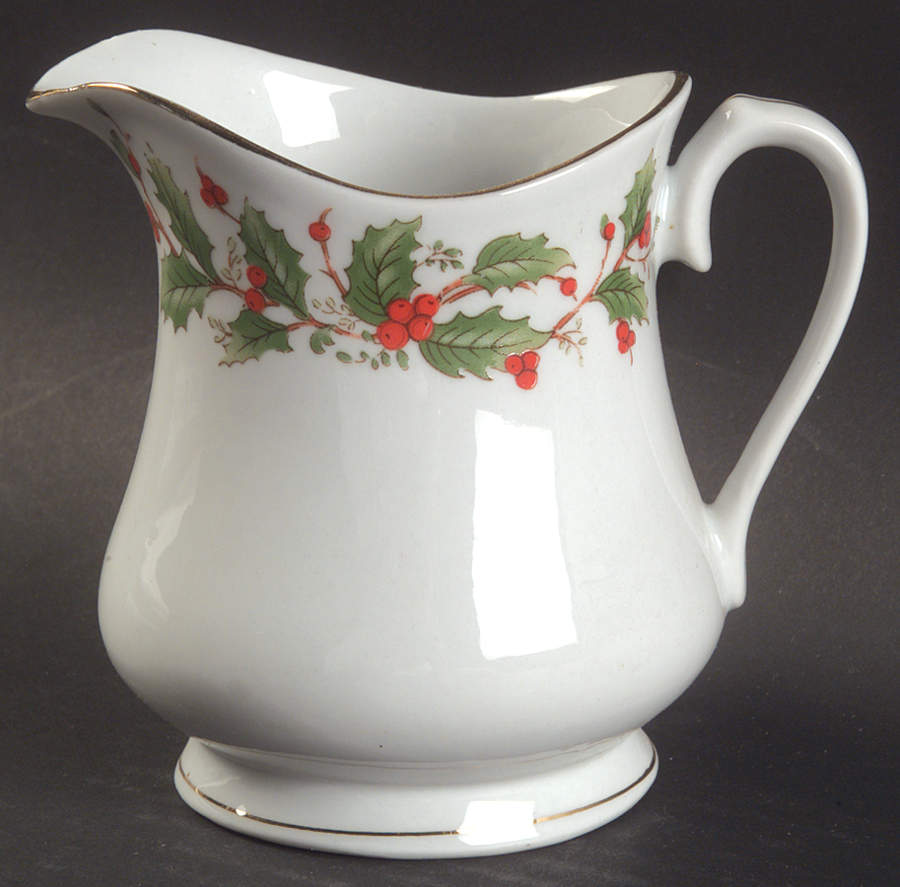 Noel (Brown Lettering Backstamp) Creamer by China Pearl-1