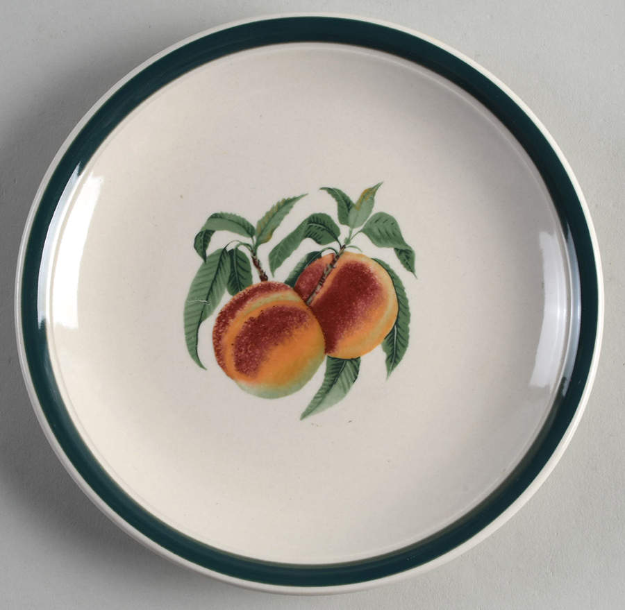 Peaches Salad Plate by China Pearl-1
